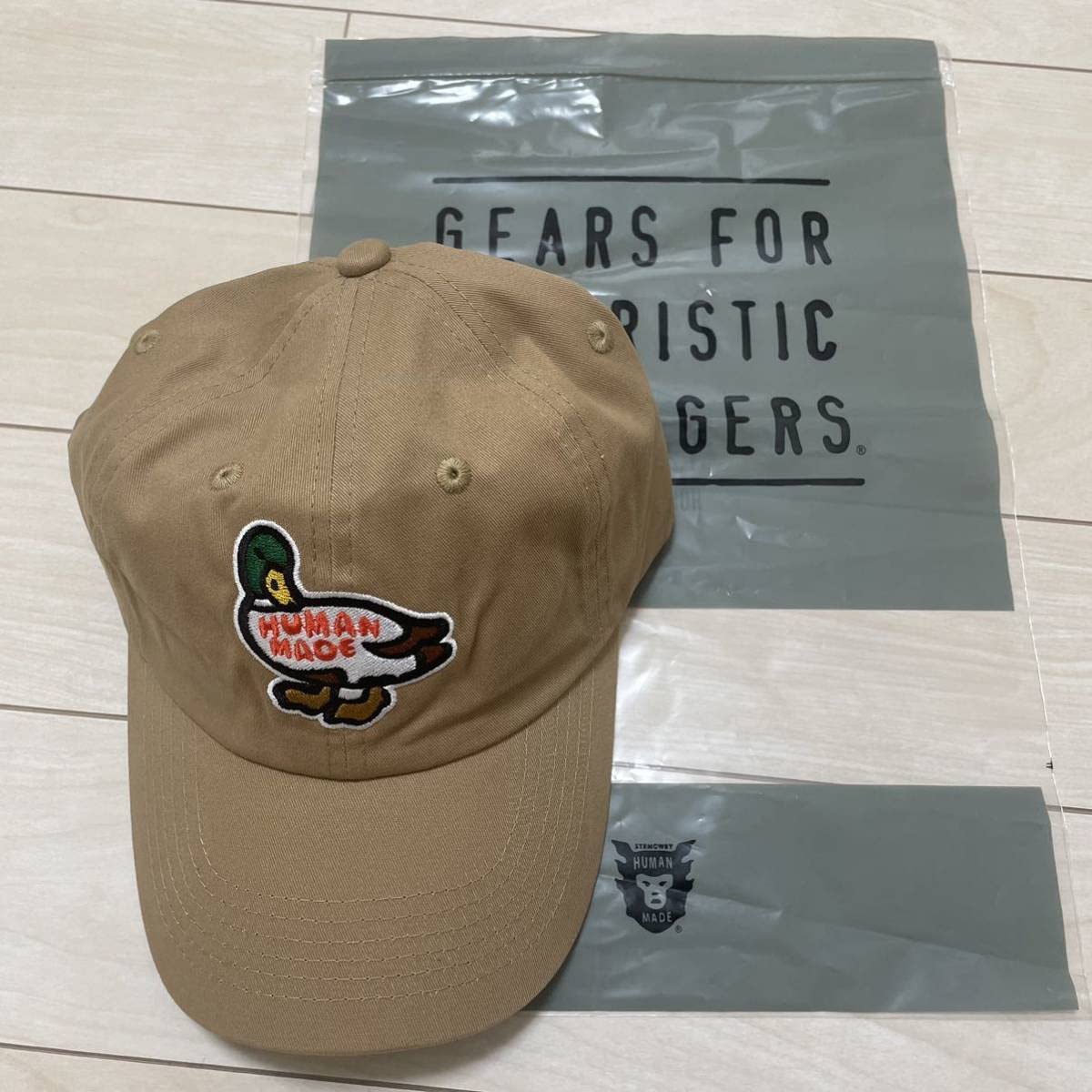 Human Made ベージュキャップ HUMAN MADE DRY ALLS ベージュキャップ